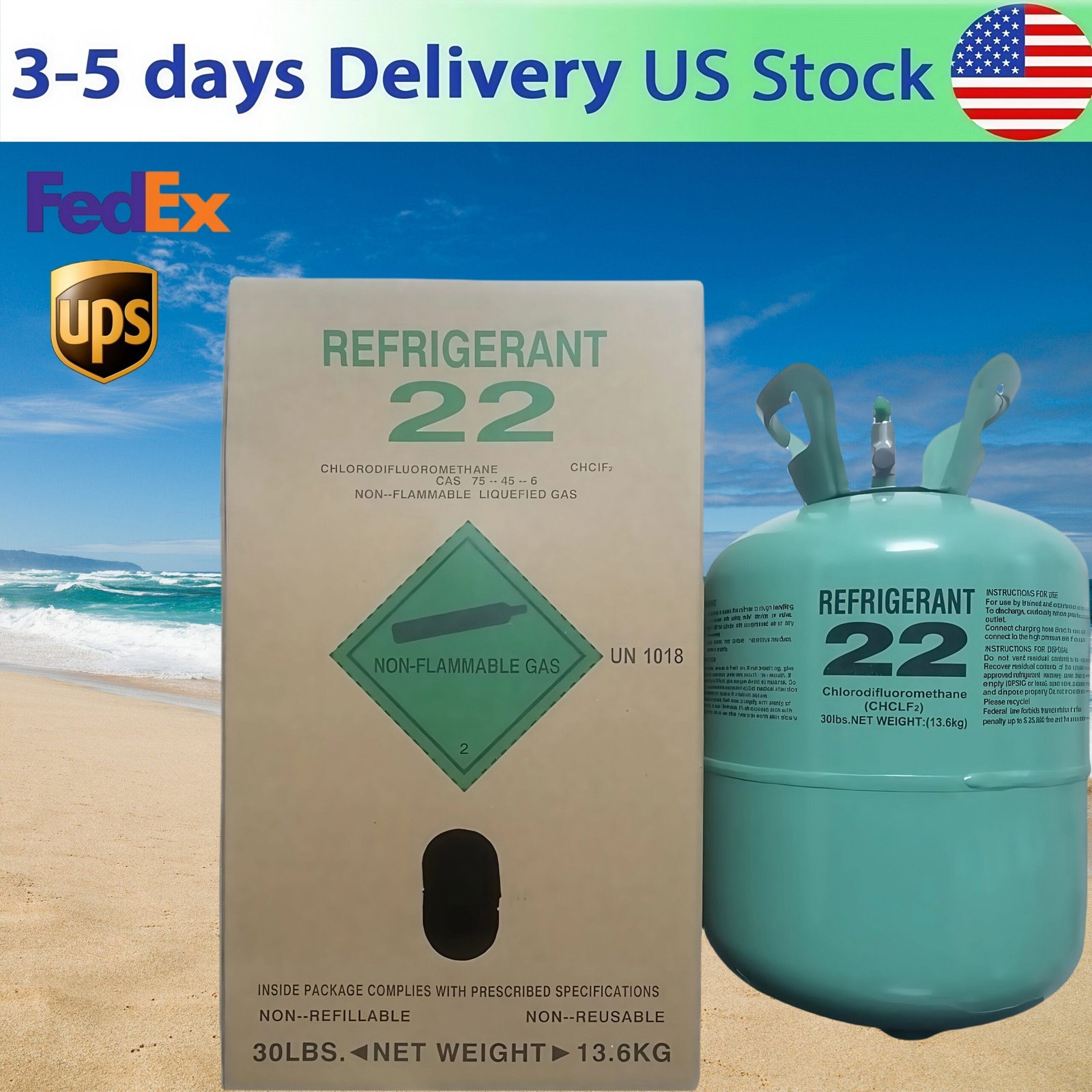 R22 REFRIGERANT(30Pounds) - 图片 2